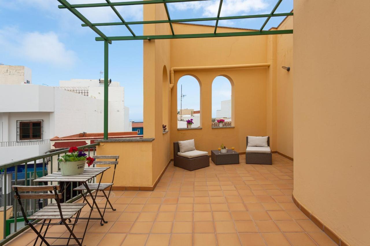 The Yellow House - Solarium - Climatized Pool Gáldar Exteriör bild