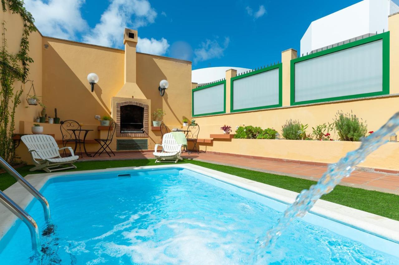 The Yellow House - Solarium - Climatized Pool Gáldar Exteriör bild